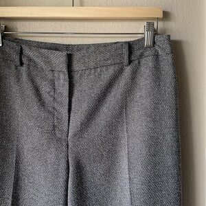 EVAN-PICONE Textured Straight Leg Trouser Pants